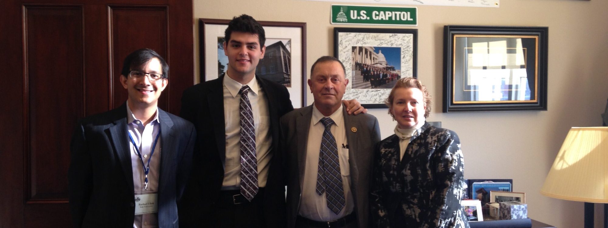 Alyson Reed with Congressman Hanna on Lobby Day